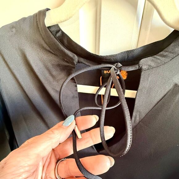 NWT BOSS Orange “Dorena” A-Line dress in black.  Size S - Picture 14 of 14